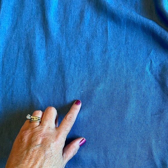 New Directions Denim 3/4 Sleeves Dress with Smocking - Picture 16 of 16